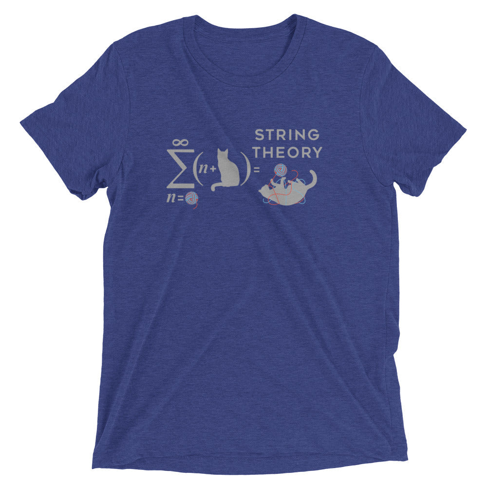 String Theory Men's Tri-Blend Tee Hoodie, Sweatshirt | CoreVibeTees.com (Image 3)