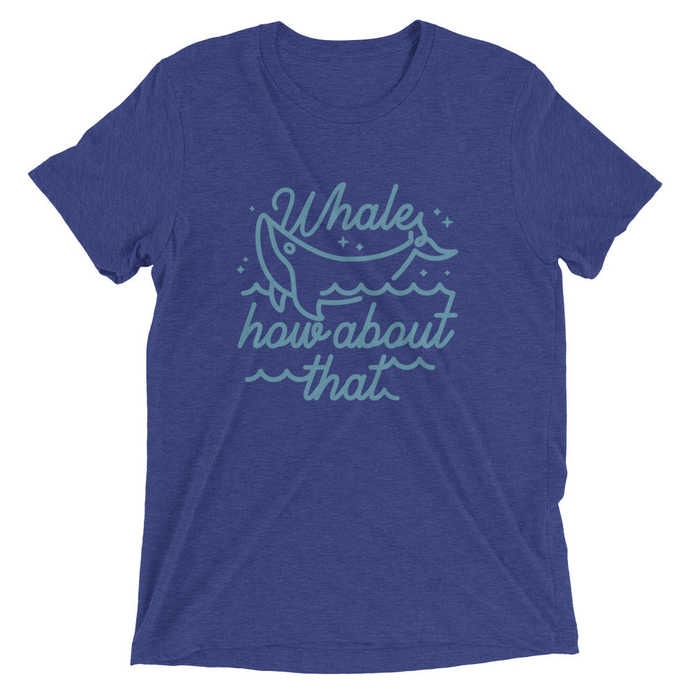 Whale How About That Men's Tri-Blend Tee Hoodie, Sweatshirt | CoreVibeTees.com (Image 1)
