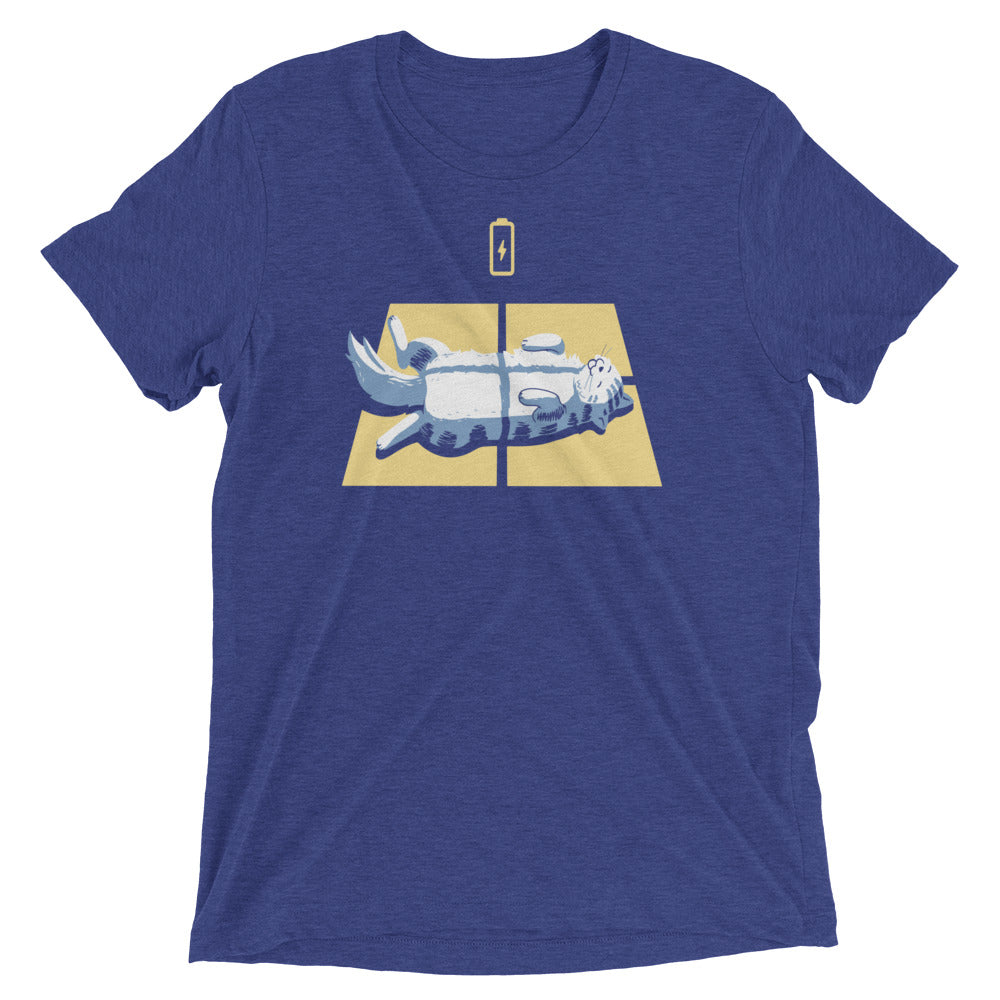 Solar Charging Men's Tri-Blend Tee Hoodie, Sweatshirt | CoreVibeTees.com (Image 5)