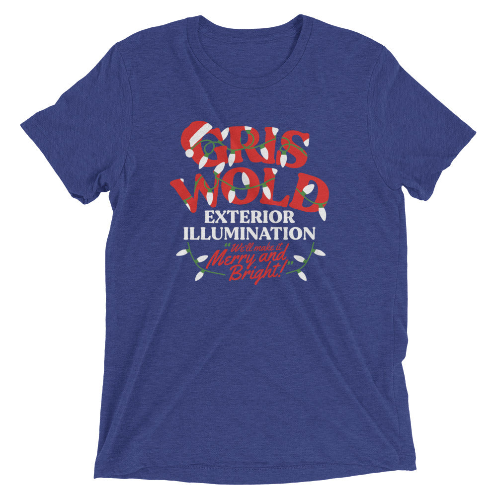 Griswold Exterior Illumination Men's Tri-Blend Tee Hoodie, Sweatshirt | CoreVibeTees.com (Image 4)