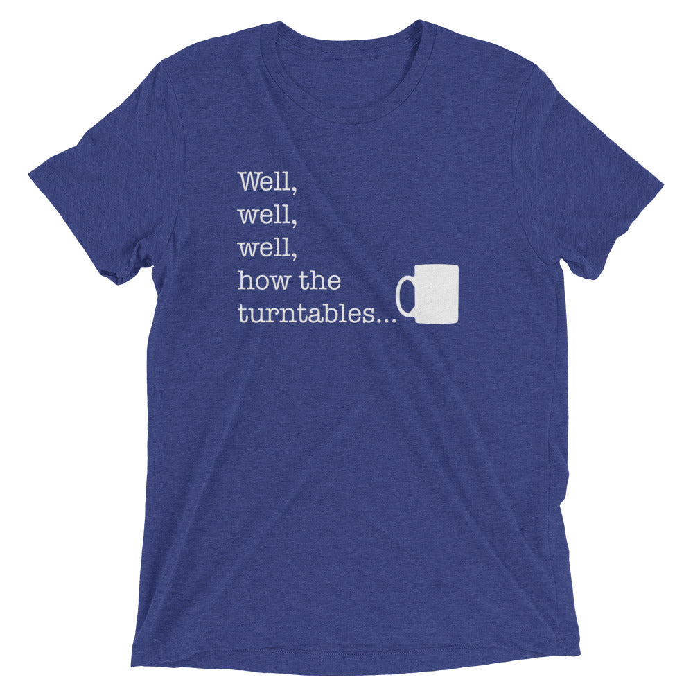 Well, Well, Well, How The Turntables Men's Tri-Blend Tee Hoodie, Sweatshirt | CoreVibeTees.com (Image 4)