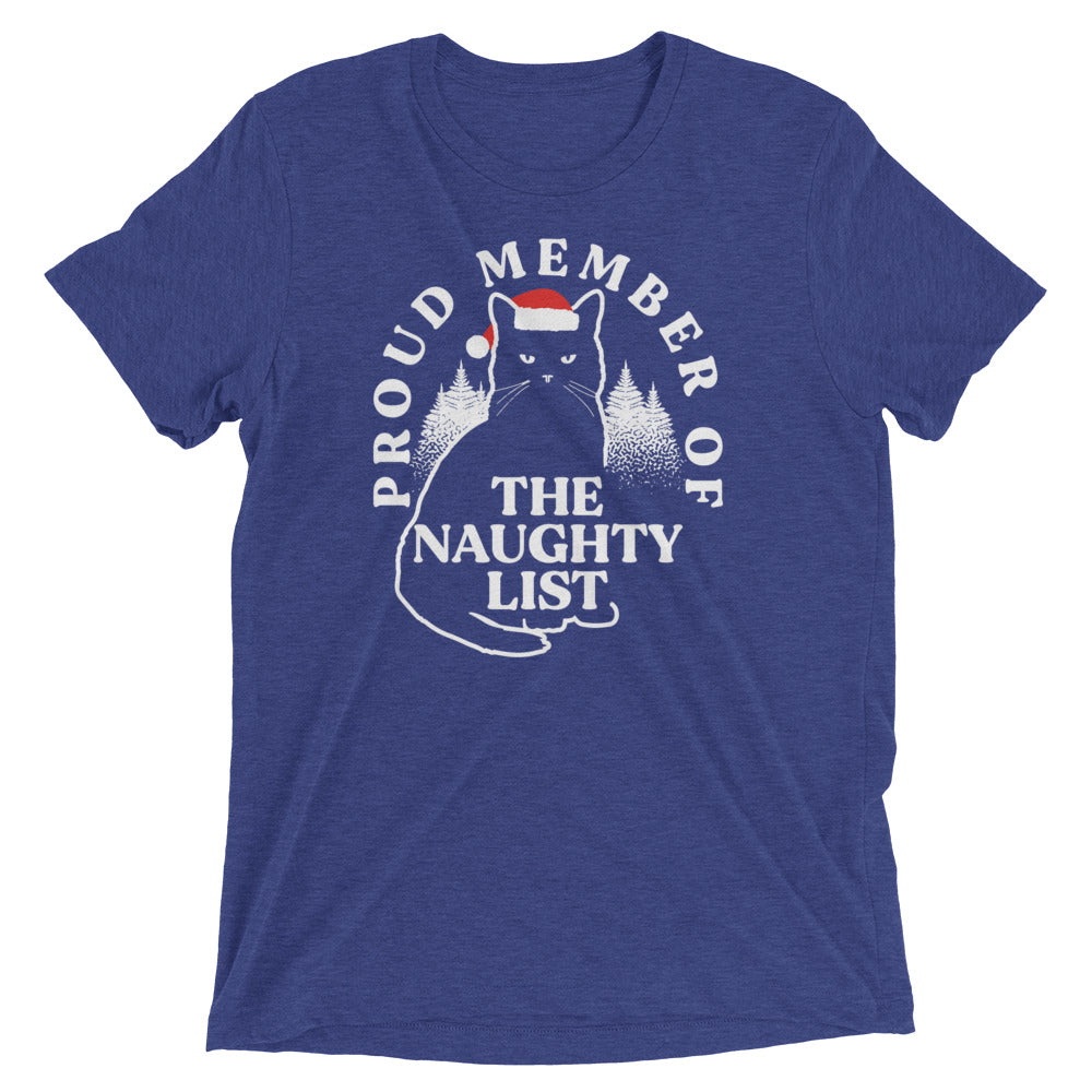 The Naughty List Men's Tri-Blend Tee Hoodie, Sweatshirt | CoreVibeTees.com (Image 5)