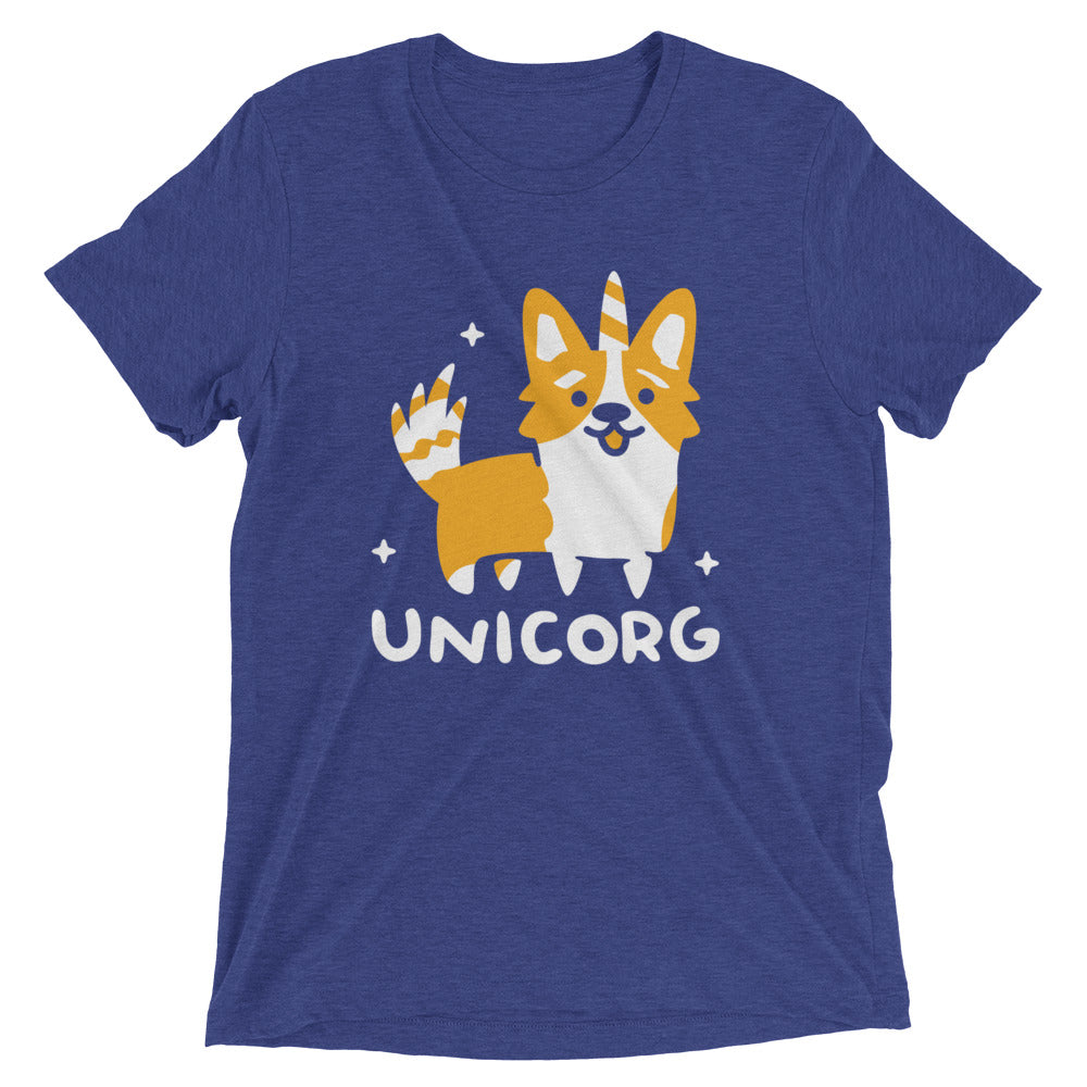 Unicorg Men's Tri-Blend Tee Hoodie, Sweatshirt | CoreVibeTees.com (Image 1)