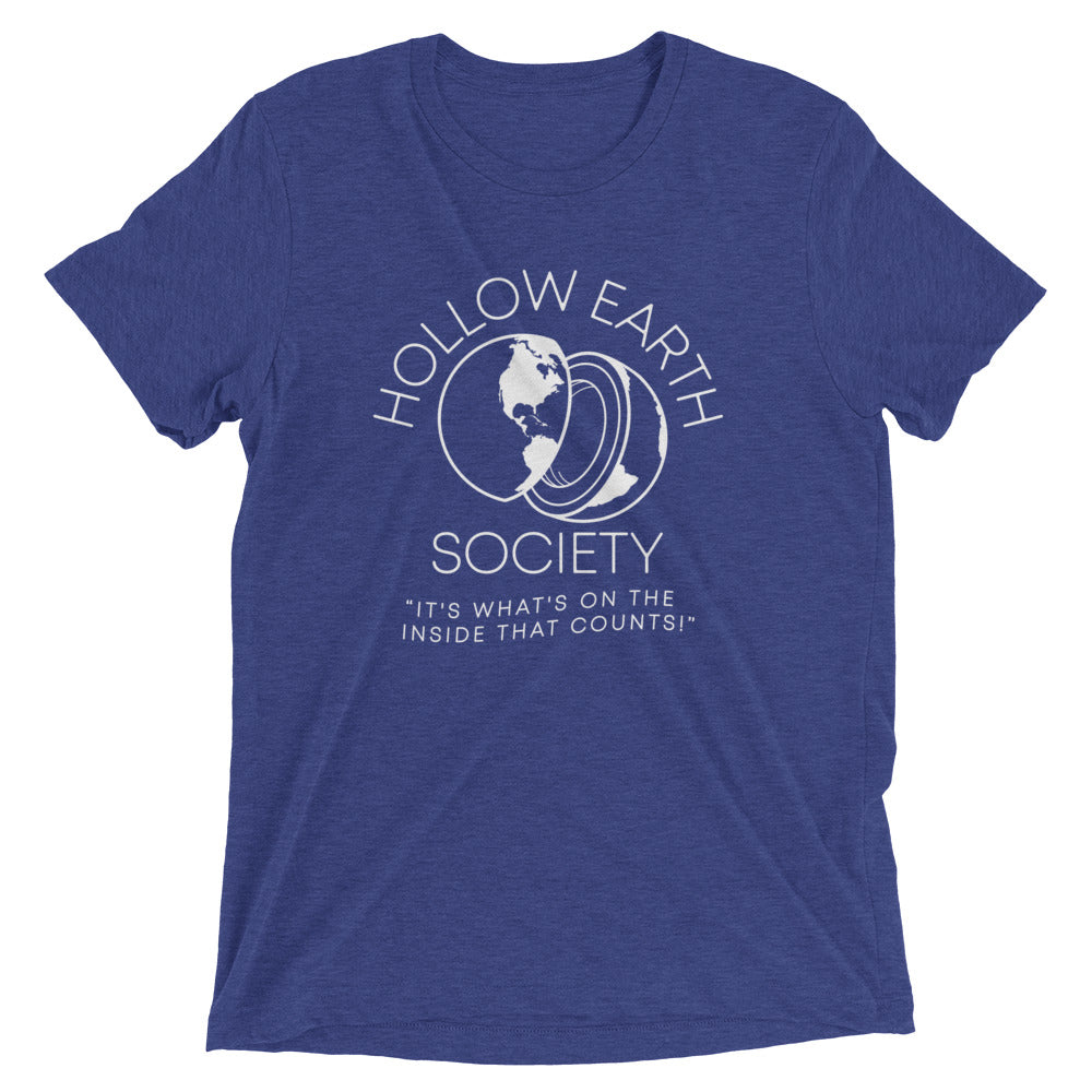 Hollow Earth Society Men's Tri-Blend Tee Hoodie, Sweatshirt | CoreVibeTees.com (Image 5)