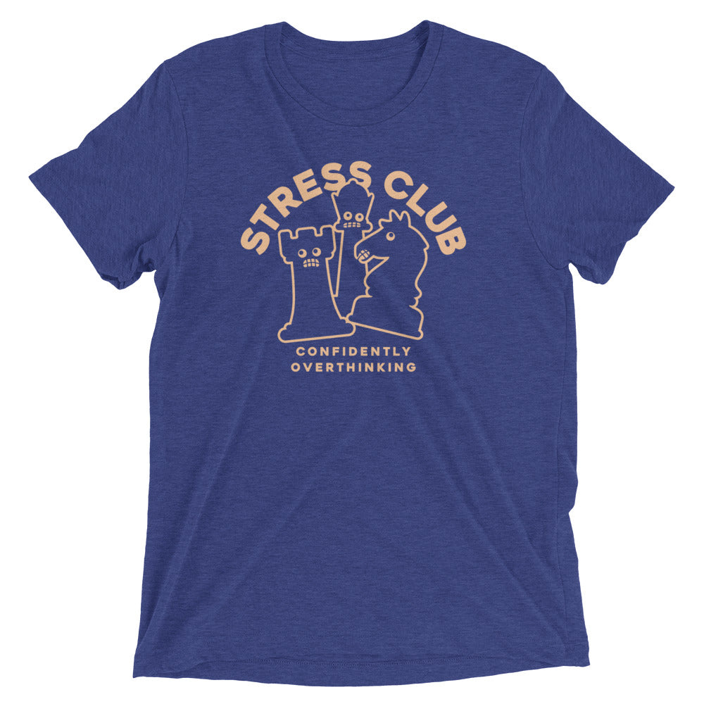 Stress Club Men's Tri-Blend Tee Hoodie, Sweatshirt | CoreVibeTees.com (Image 5)