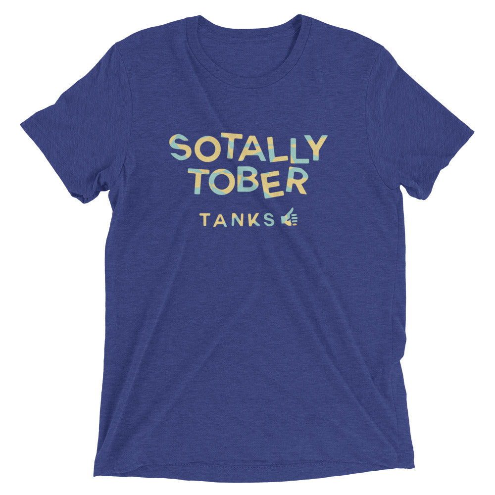 Sotally Tober Men's Tri-Blend Tee Hoodie, Sweatshirt | CoreVibeTees.com (Image 5)