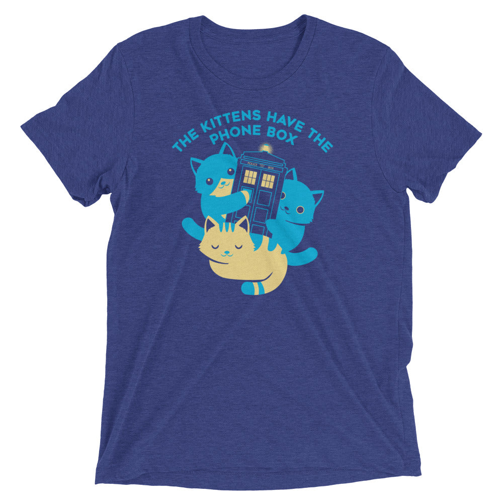 The Kittens Have The Phone Box Men's Tri-Blend Tee Hoodie, Sweatshirt | CoreVibeTees.com (Image 1)