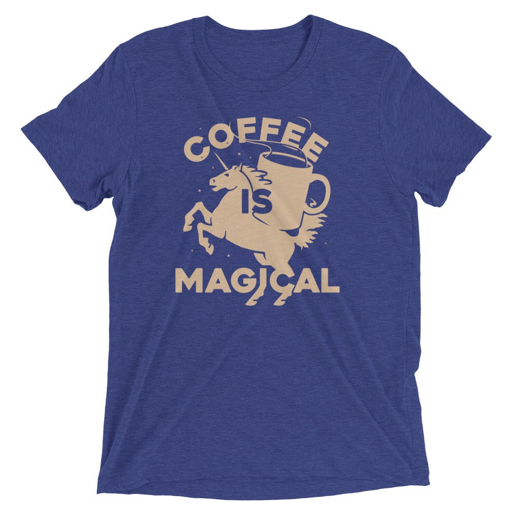 Coffee Is Magical Men's Tri-Blend Tee Hoodie, Sweatshirt | CoreVibeTees.com (Image 5)