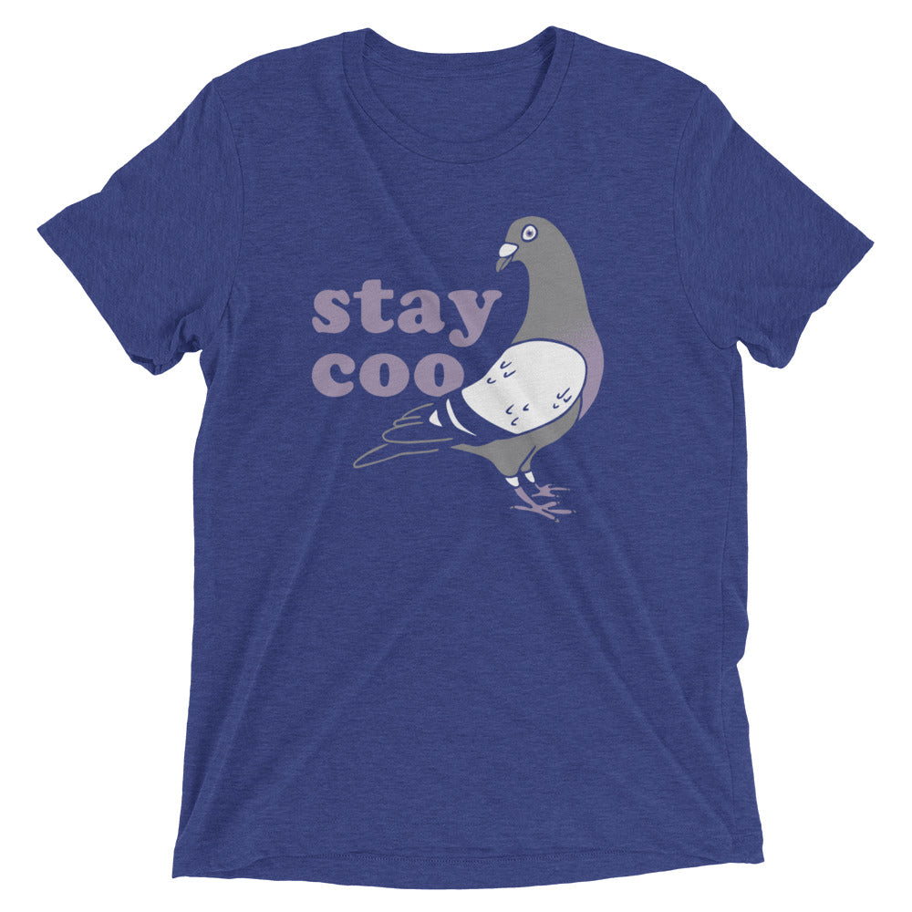 Stay Coo Men's Tri-Blend Tee Hoodie, Sweatshirt | CoreVibeTees.com (Image 3)