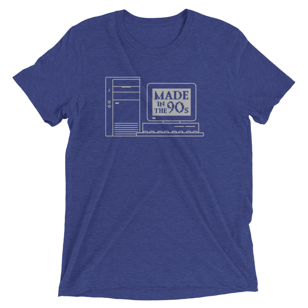 Made In The 90s Men's Tri-Blend Tee Hoodie, Sweatshirt | CoreVibeTees.com (Image 4)