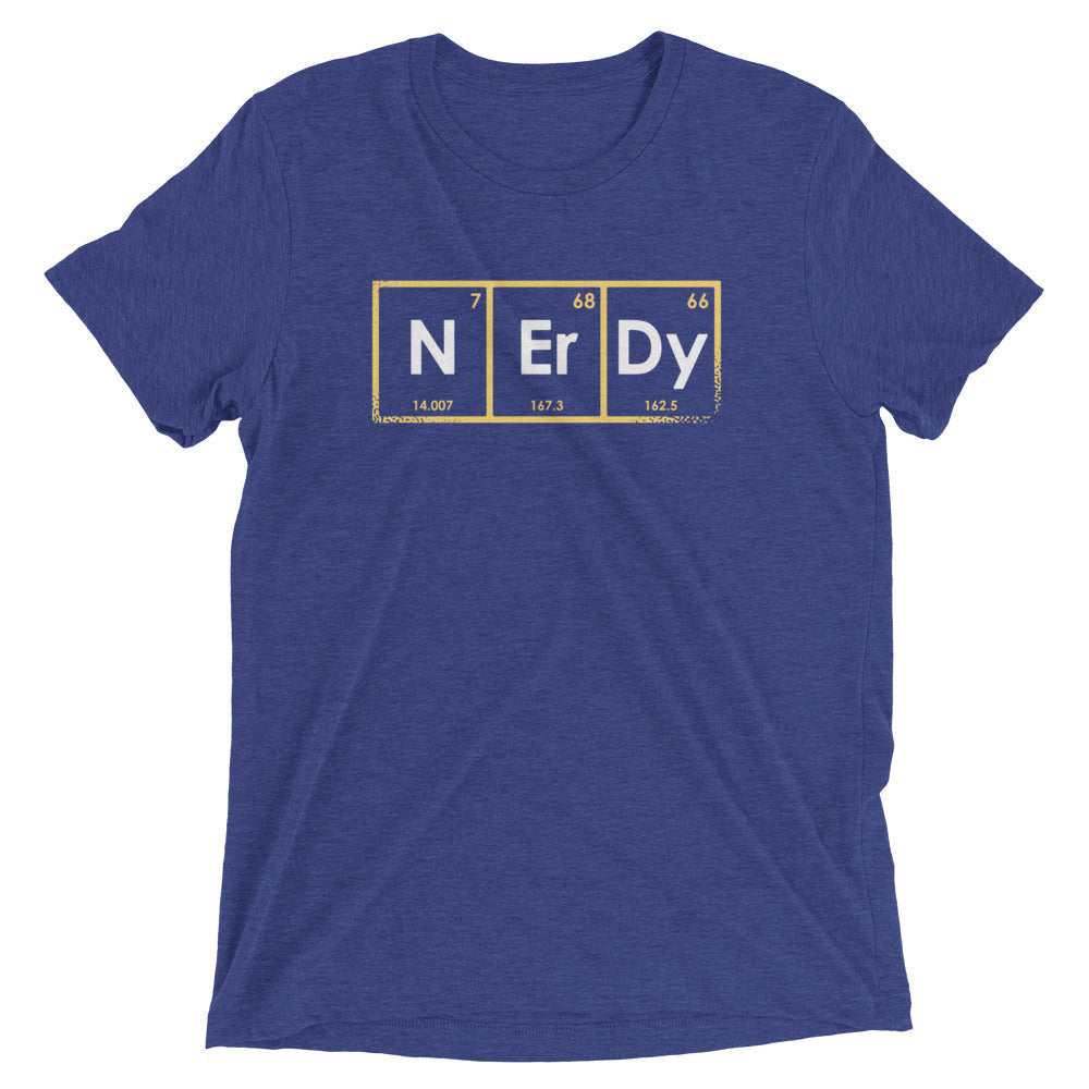 NErDy Elements Men's Tri-Blend Tee Hoodie, Sweatshirt | CoreVibeTees.com (Image 3)