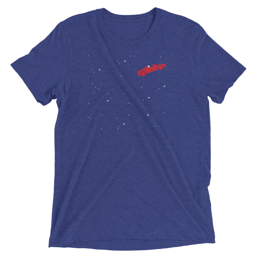 Space Road Men's Tri-Blend Tee Hoodie, Sweatshirt | CoreVibeTees.com (Image 2)
