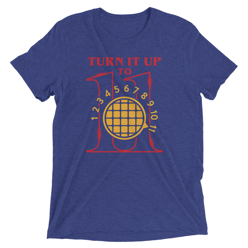 Turn It Up To 11 Men's Tri-Blend Tee Hoodie, Sweatshirt | CoreVibeTees.com (Image 4)