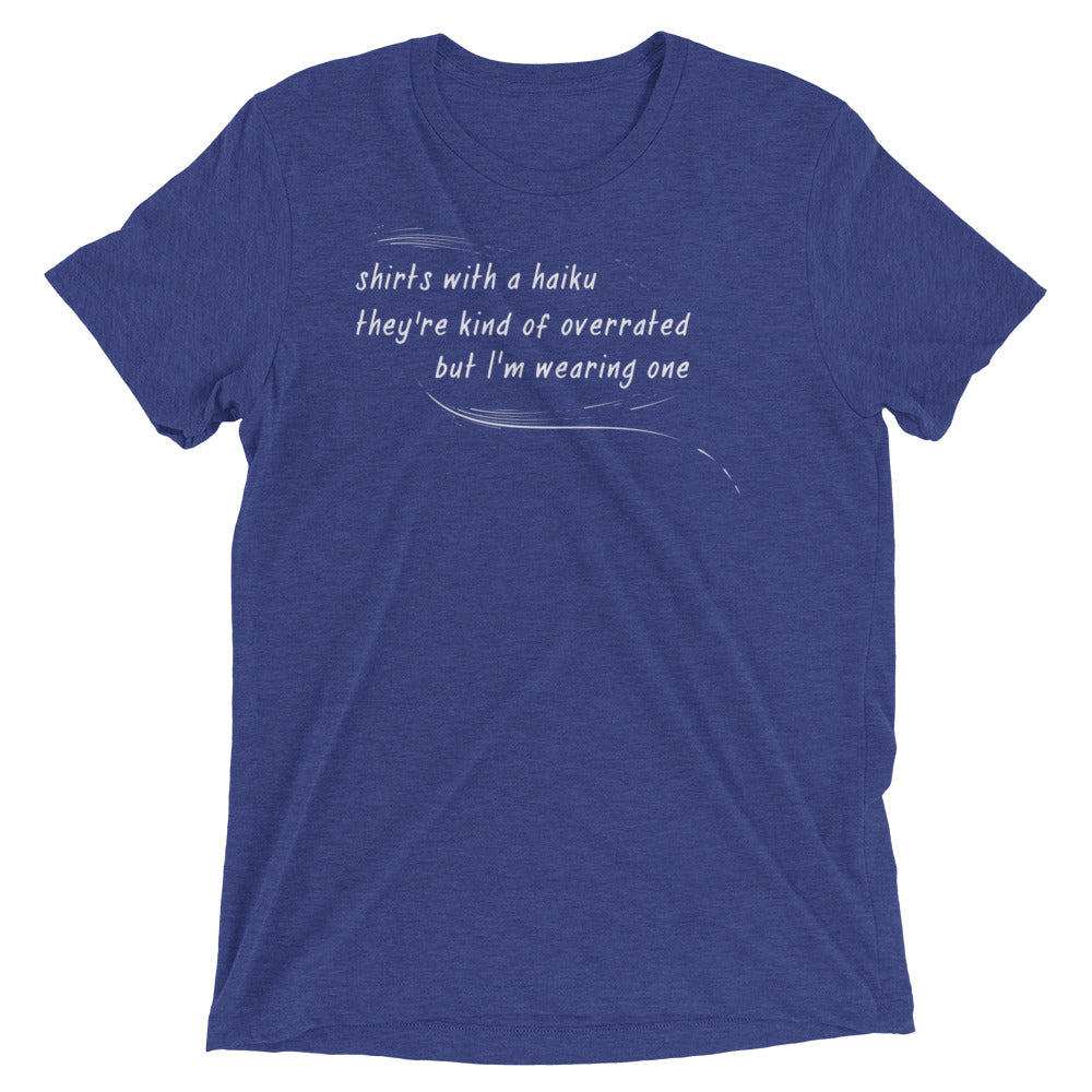 Haiku Men's Tri-Blend Tee Hoodie, Sweatshirt | CoreVibeTees.com (Image 1)