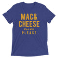 Mac And Cheese Please Men's Tri-Blend Tee Hoodie, Sweatshirt | CoreVibeTees.com (Image 1)