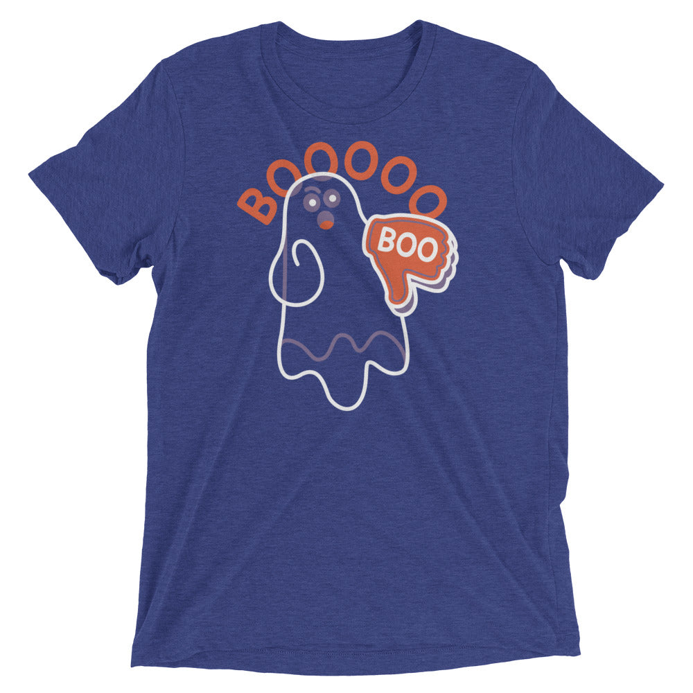 Ghost Boo Men's Tri-Blend Tee Hoodie, Sweatshirt | CoreVibeTees.com (Image 4)