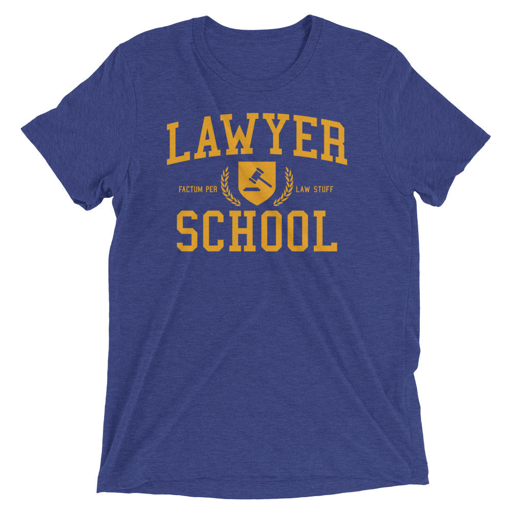 Lawyer School Men's Tri-Blend Tee Hoodie, Sweatshirt | CoreVibeTees.com (Image 1)