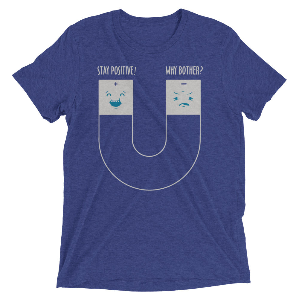 Stay Positive Men's Tri-Blend Tee Hoodie, Sweatshirt | CoreVibeTees.com (Image 5)