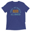 Sorry, My Night Is All Booked Men's Tri-Blend Tee Hoodie, Sweatshirt | CoreVibeTees.com (Image 1)
