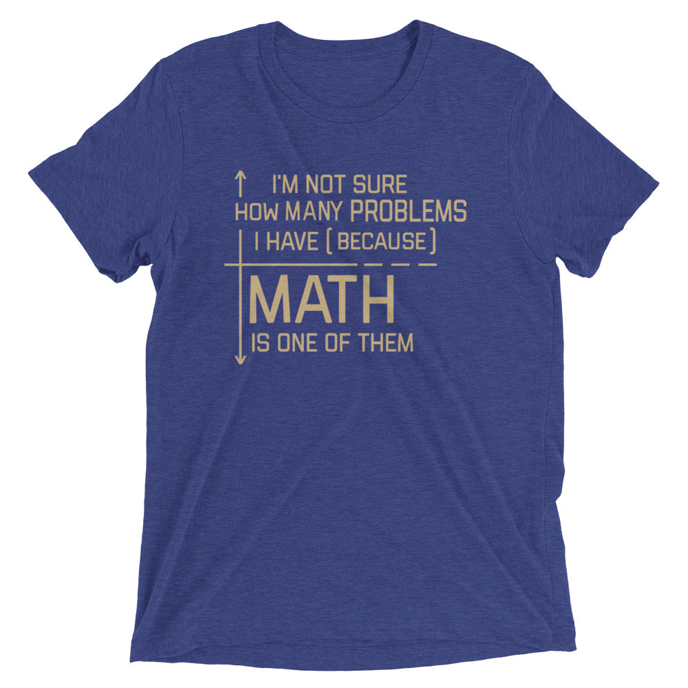 I'm Not Sure How Many Problems I Have Men's Tri-Blend Tee Hoodie, Sweatshirt | CoreVibeTees.com (Image 4)