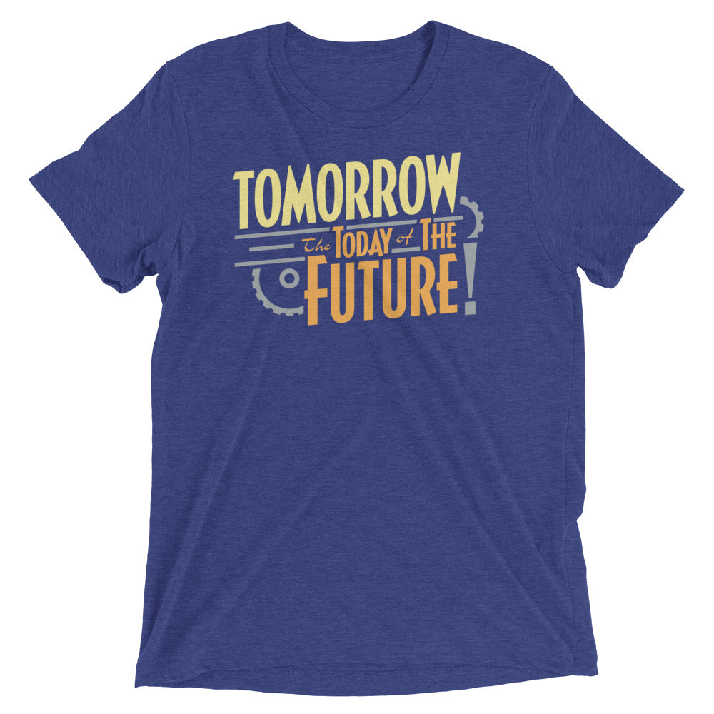 Tomorrow, The Today Of The Future Men's Tri-Blend Tee Hoodie, Sweatshirt | CoreVibeTees.com (Image 4)