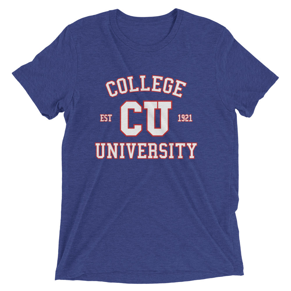 College University Men's Tri-Blend Tee Hoodie, Sweatshirt | CoreVibeTees.com (Image 1)
