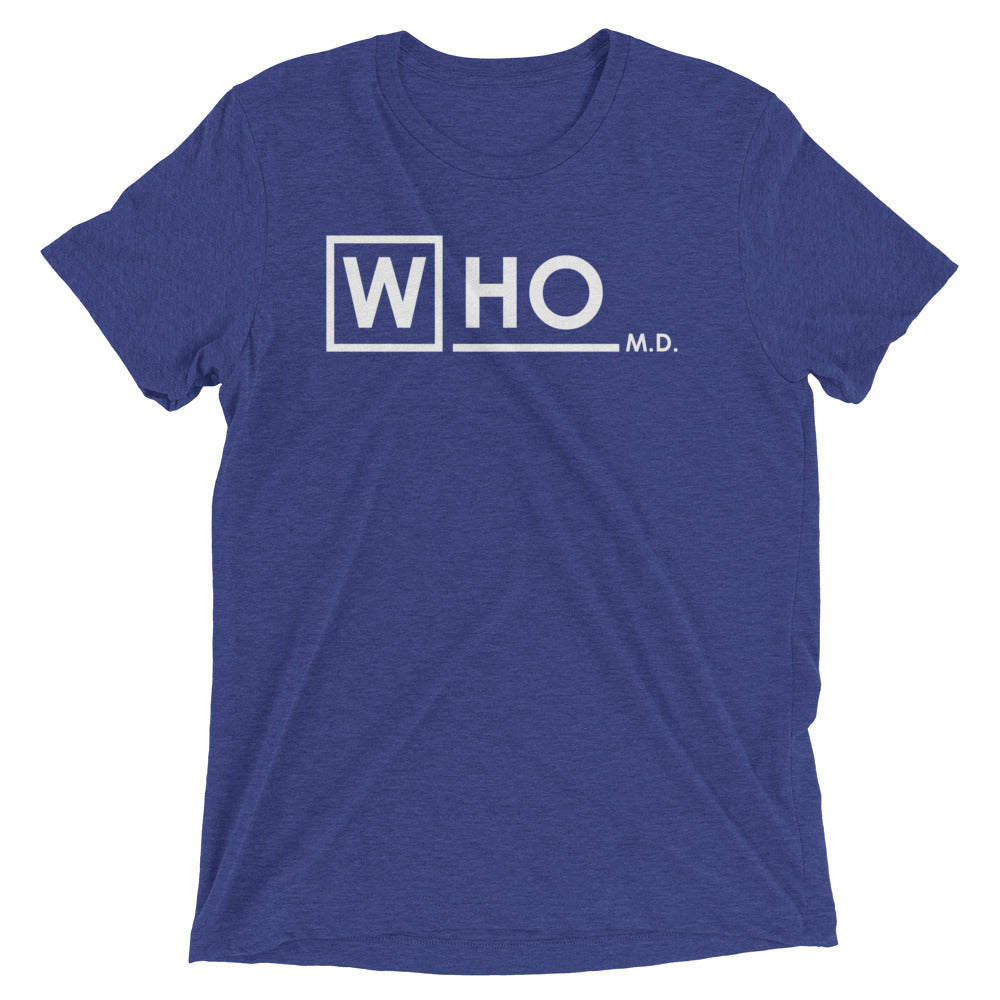 Who MD Men's Tri-Blend Tee Hoodie, Sweatshirt | CoreVibeTees.com (Image 1)