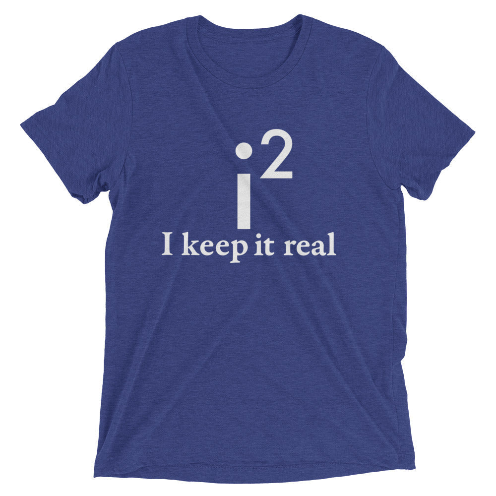 I Keep It Real Men's Tri-Blend Tee Hoodie, Sweatshirt | CoreVibeTees.com (Image 1)