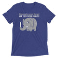 Elephants Never Forgive Men's Tri-Blend Tee Hoodie, Sweatshirt | CoreVibeTees.com (Image 1)