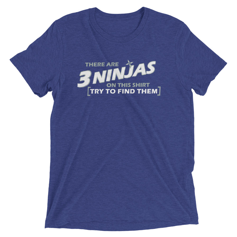 3 Ninjas Men's Tri-Blend Tee Hoodie, Sweatshirt | CoreVibeTees.com (Image 1)