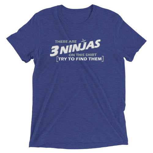 3 Ninjas Men's Tri-Blend Tee Hoodie, Sweatshirt | CoreVibeTees.com (Image 1)