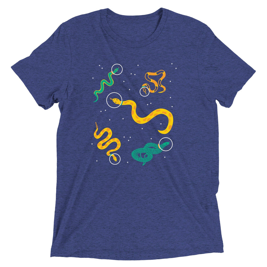 Snakes In Space Men's Tri-Blend Tee Hoodie, Sweatshirt | CoreVibeTees.com (Image 4)