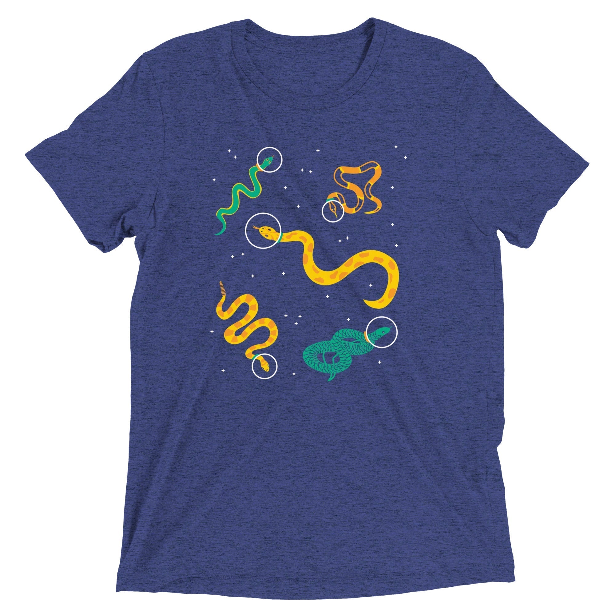 Snakes In Space Men's Tri-Blend Tee Hoodie, Sweatshirt | CoreVibeTees.com (Image 4)