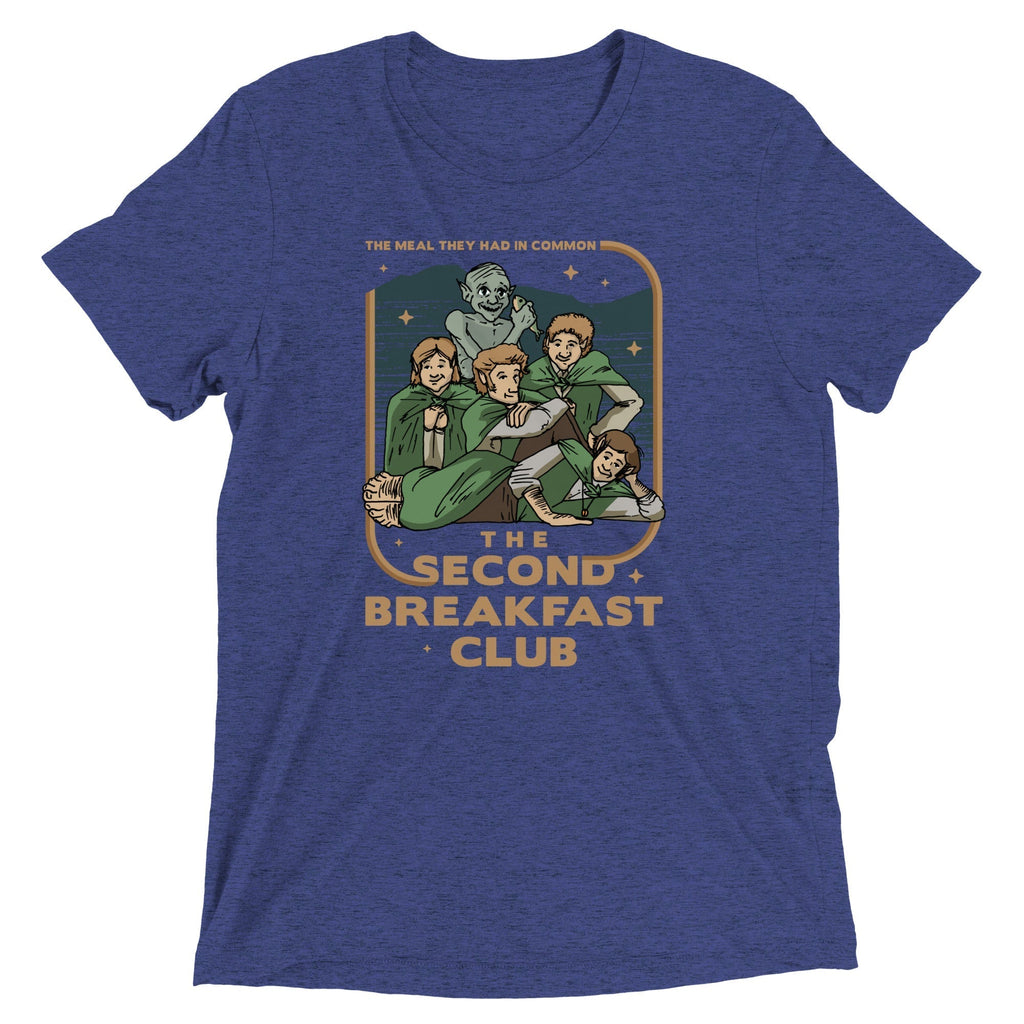 The Second Breakfast Club Men's Tri-Blend Tee Hoodie, Sweatshirt | CoreVibeTees.com (Image 1)