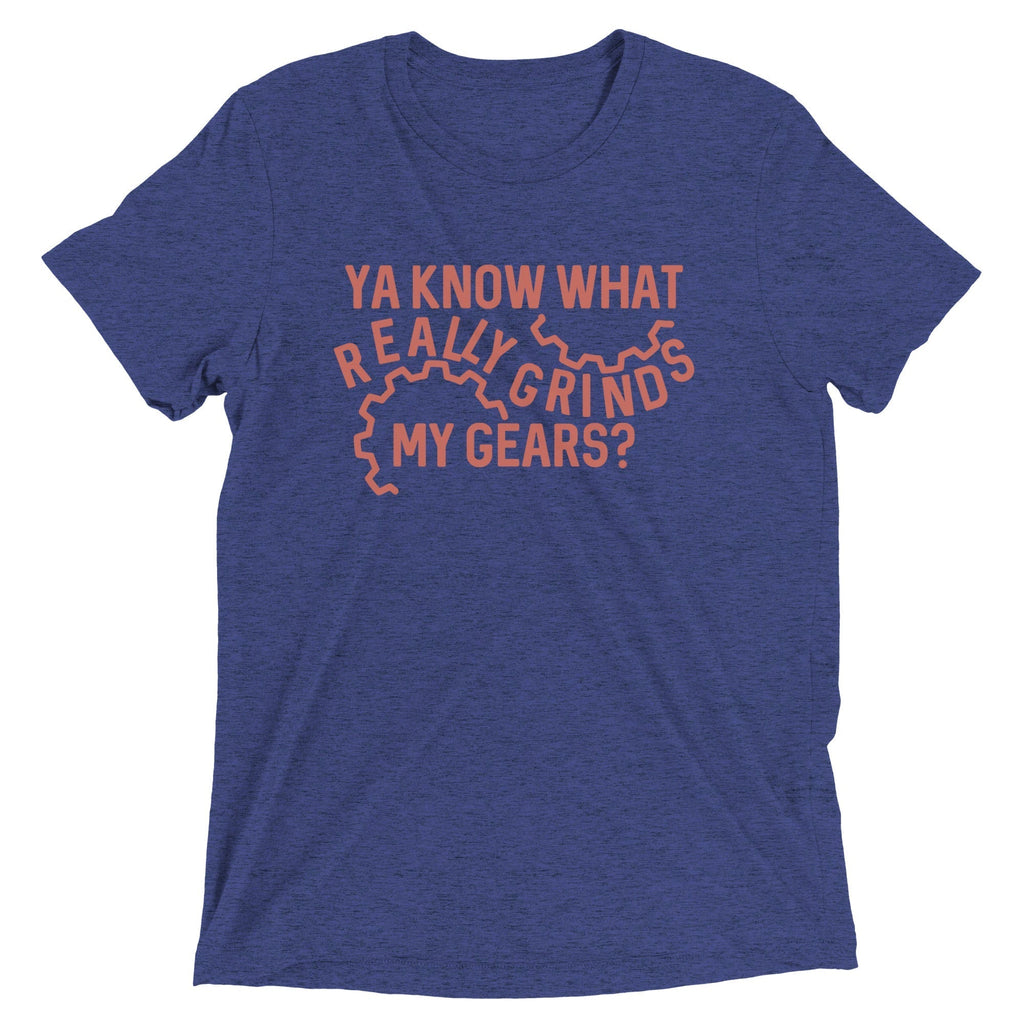 Grinds My Gears Men's Tri-Blend Tee Hoodie, Sweatshirt | CoreVibeTees.com (Image 1)