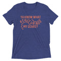 Grinds My Gears Men's Tri-Blend Tee Hoodie, Sweatshirt | CoreVibeTees.com (Image 1)