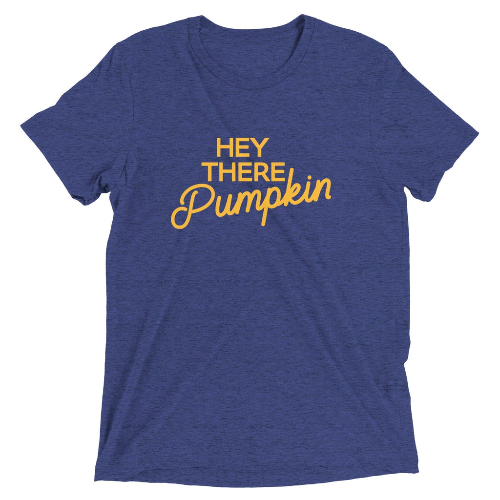 Hey There Pumpkin Men's Tri-Blend Tee Hoodie, Sweatshirt | CoreVibeTees.com (Image 3)