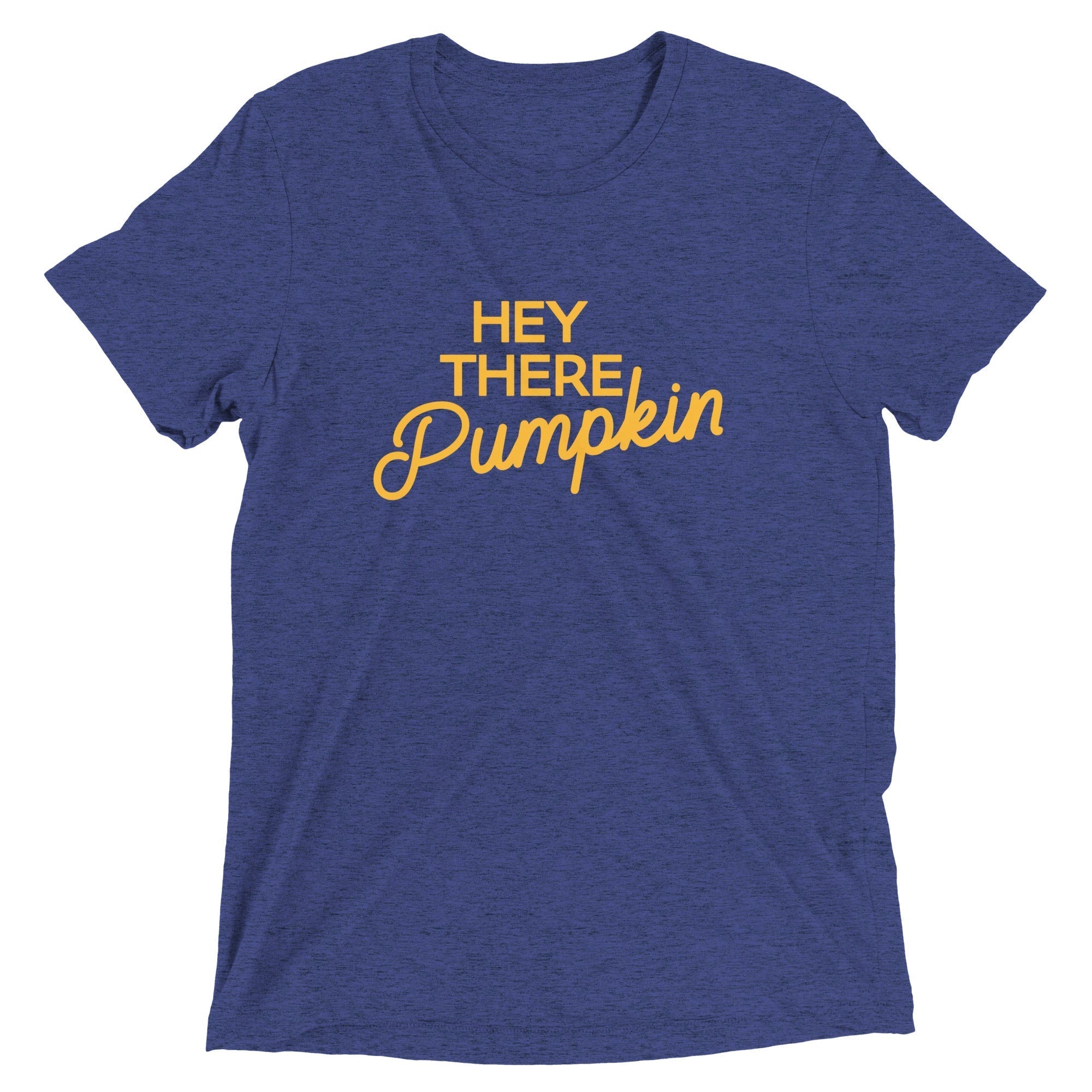 Hey There Pumpkin Men's Tri-Blend Tee Hoodie, Sweatshirt | CoreVibeTees.com (Image 3)