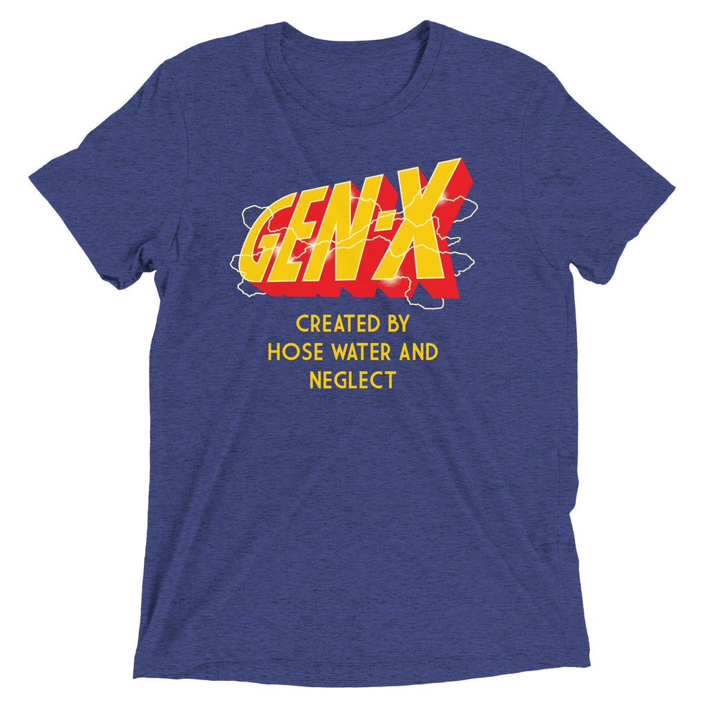 Gen-X Men's Tri-Blend Tee Hoodie, Sweatshirt | CoreVibeTees.com (Image 2)