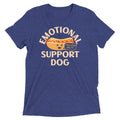 Emotional Support Dog Men's Tri-Blend Tee Hoodie, Sweatshirt | CoreVibeTees.com (Image 1)