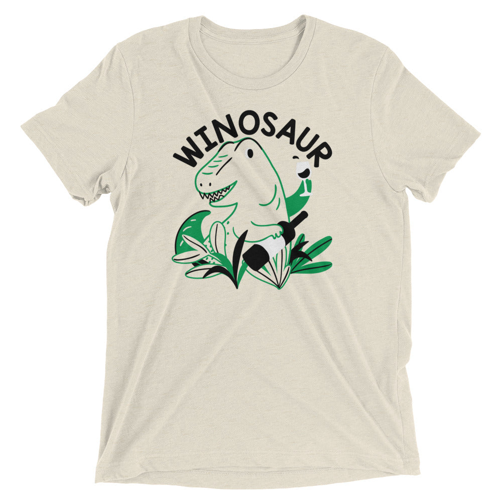 Winosaur Men's Tri-Blend Tee Hoodie, Sweatshirt | CoreVibeTees.com (Image 4)