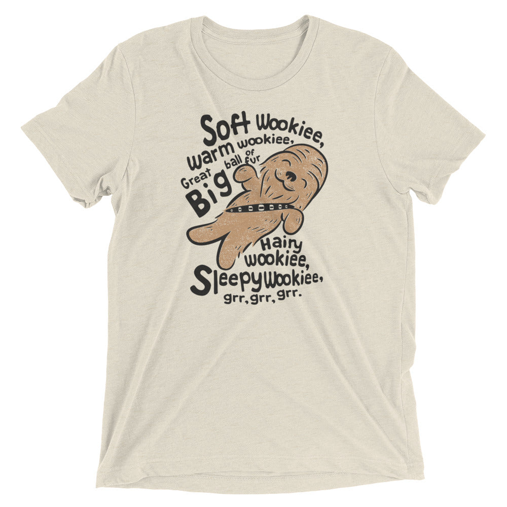 Soft Wookiee, Warm Wookiee Men's Tri-Blend Tee Hoodie, Sweatshirt | CoreVibeTees.com (Image 2)