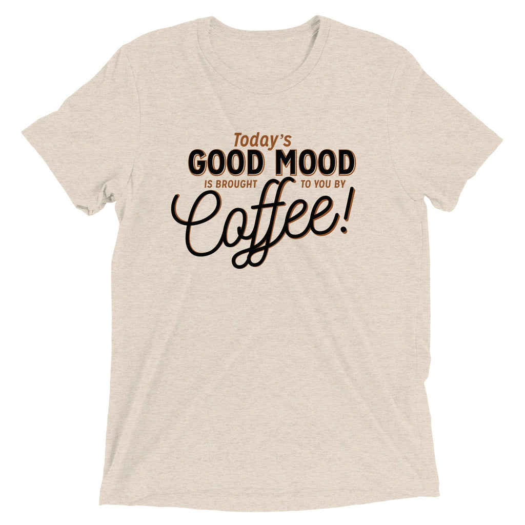 Today's Good Mood Men's Tri-Blend Tee Hoodie, Sweatshirt | CoreVibeTees.com (Image 3)