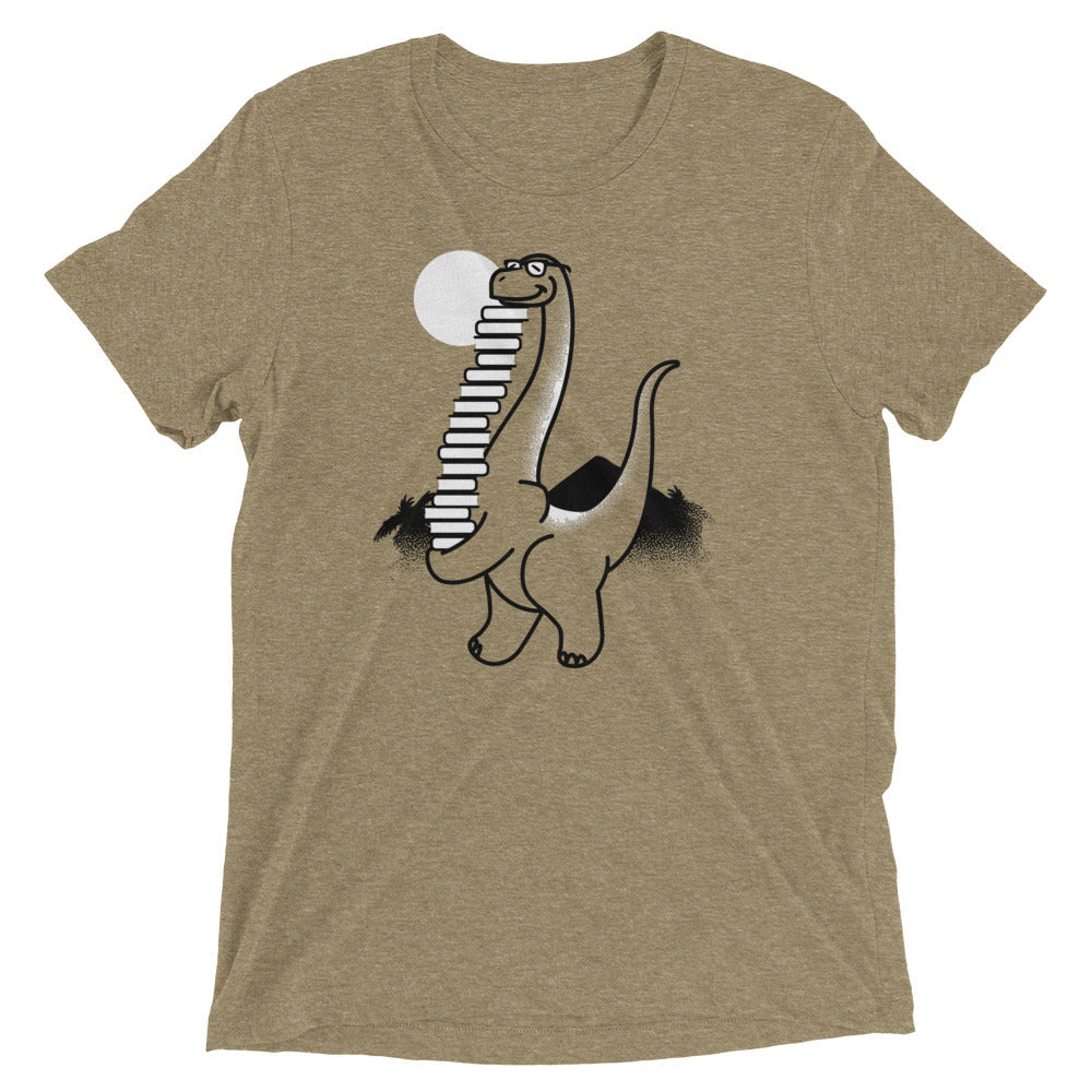 Bookosaurus Men's Tri-Blend Tee Hoodie, Sweatshirt | CoreVibeTees.com (Image 3)