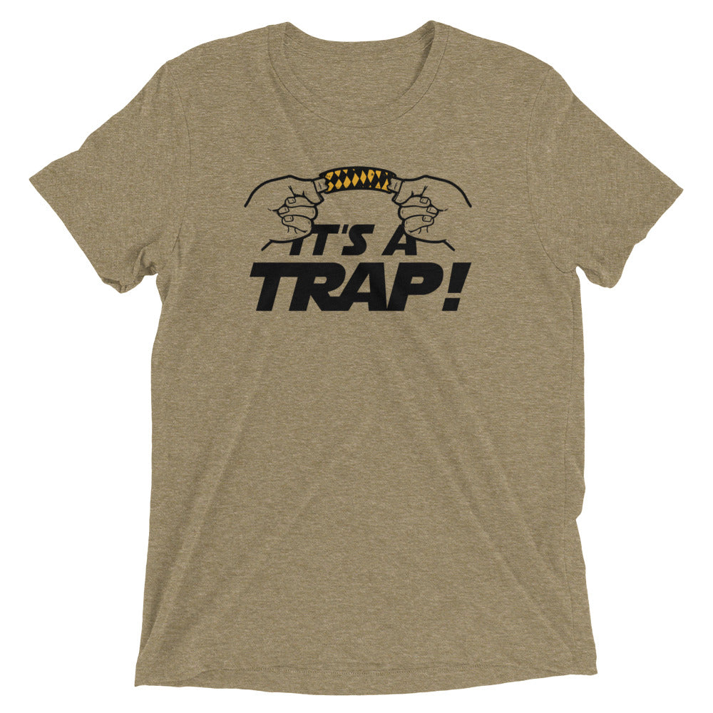 It's A Trap! Men's Tri-Blend Tee Hoodie, Sweatshirt | CoreVibeTees.com (Image 2)