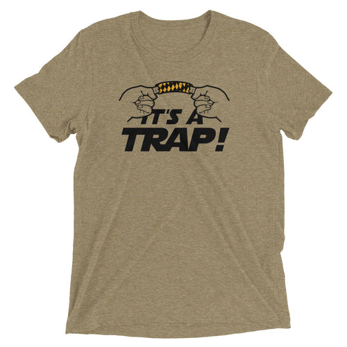 It's A Trap! Men's Tri-Blend Tee Hoodie, Sweatshirt | CoreVibeTees.com (Image 2)