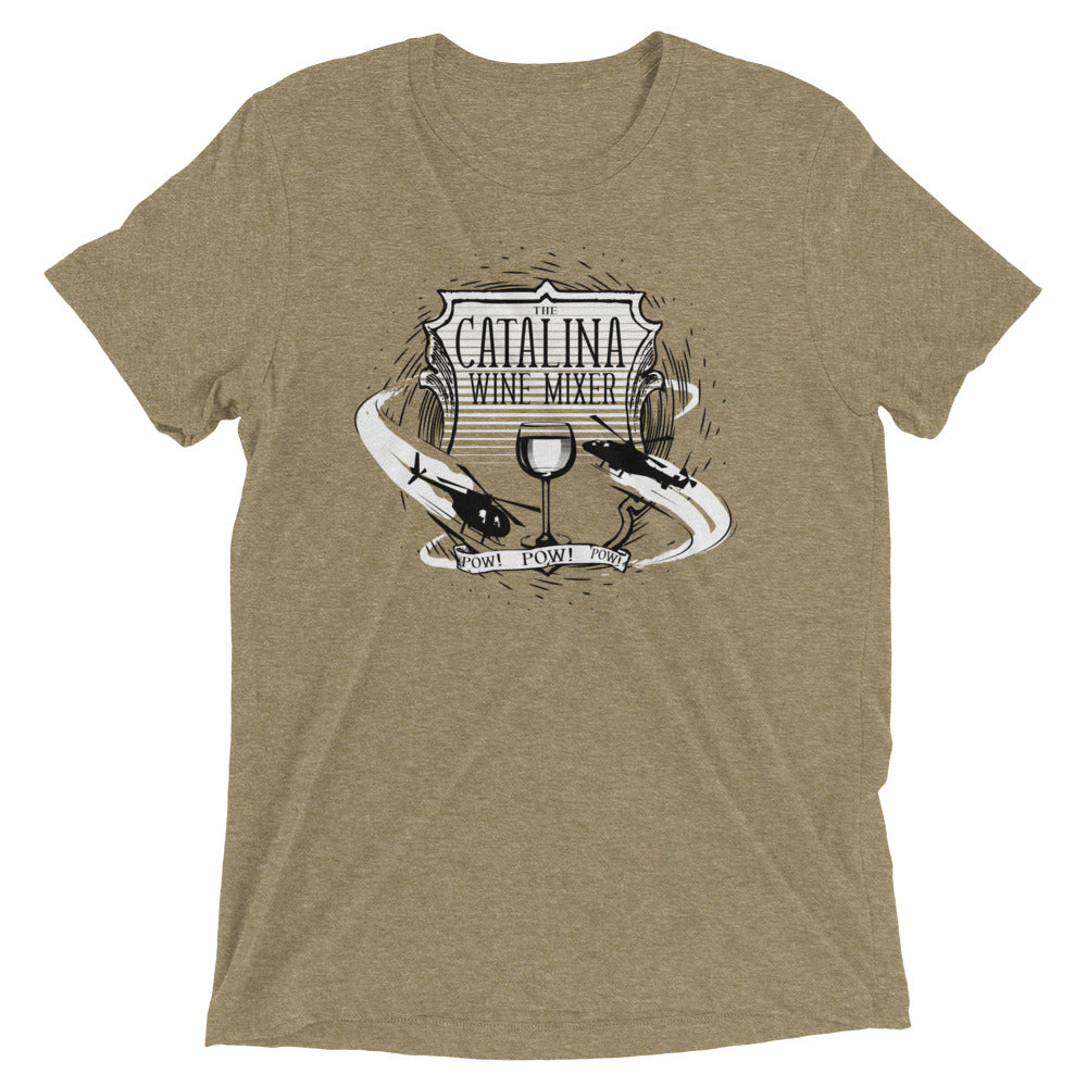 The Catalina Wine Mixer Men's Tri-Blend Tee Hoodie, Sweatshirt | CoreVibeTees.com (Image 4)