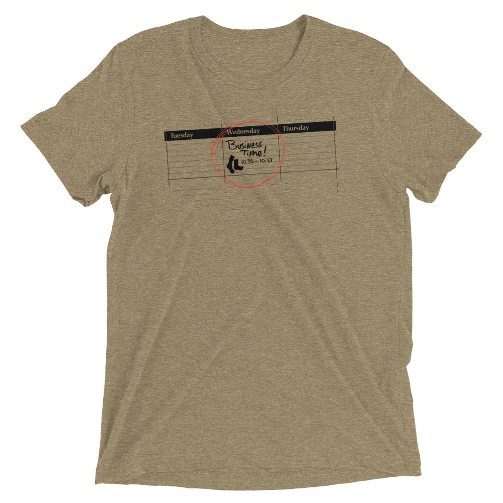 It's Business Time Men's Tri-Blend Tee Hoodie, Sweatshirt | CoreVibeTees.com (Image 3)