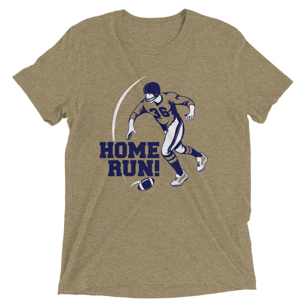 Home Run! Men's Tri-Blend Tee Hoodie, Sweatshirt | CoreVibeTees.com (Image 2)