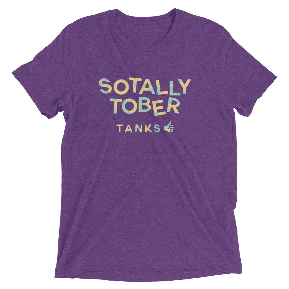 Sotally Tober Men's Tri-Blend Tee Hoodie, Sweatshirt | CoreVibeTees.com (Image 4)